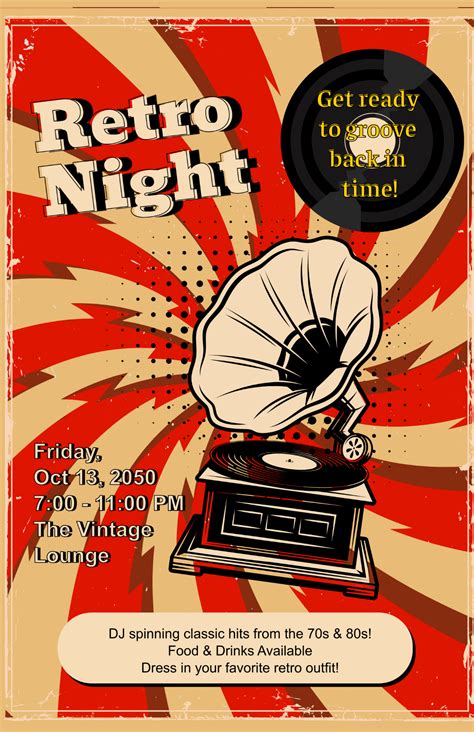 Retro Poster Template