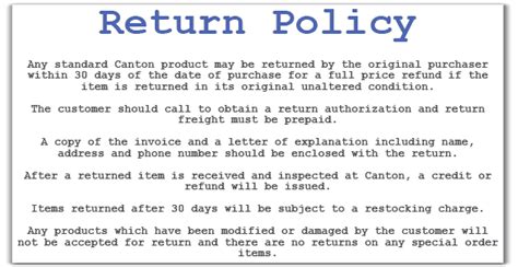 Return Policy: A New Era 2.0