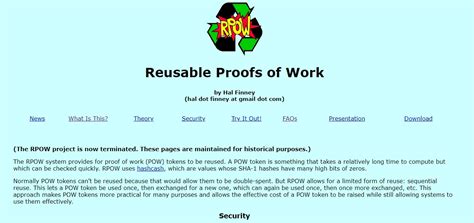 Reusable Proof of Work (RPOW):