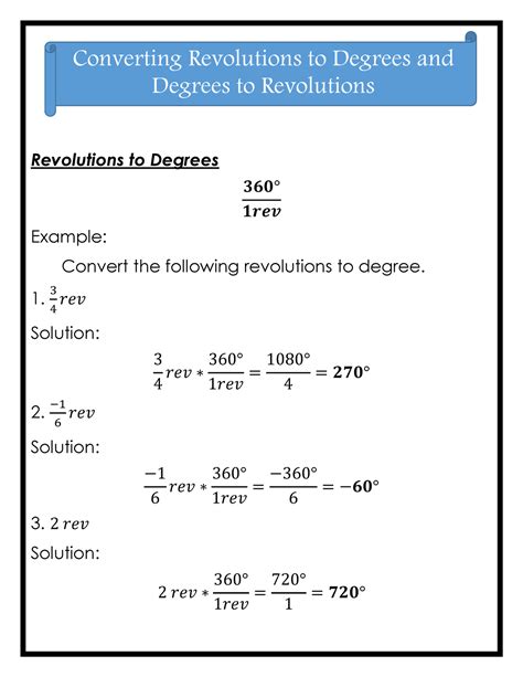 Rev to Degrees: The Ultimate Guide to Converting Revolutions to Degrees