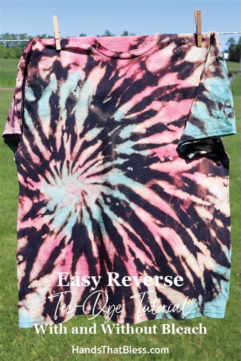 Reverse Tie Dye: