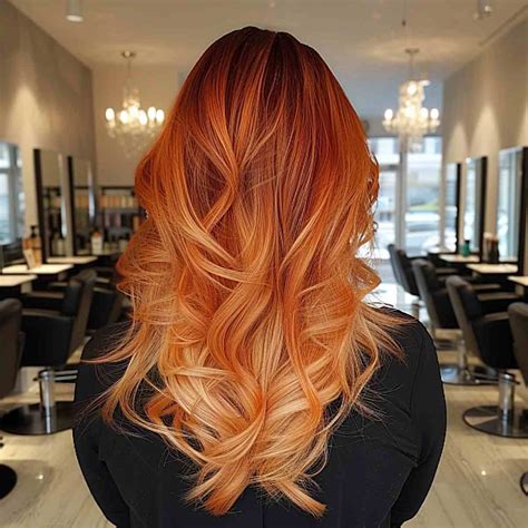 Reverse ombre: