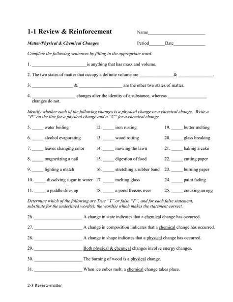 Review And Reinforcement Worksheet Answers PDF