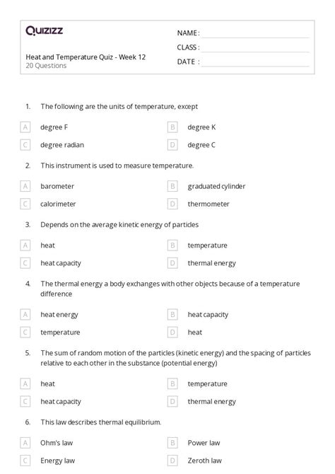 Review Answers Physics Heat And Temperature PDF