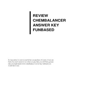 Review Chembalancer Answers Doc