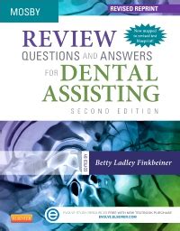 Review Questions and Answers for Dental Assisting Elsevier eBook on VitalSource Retail Access Card 1e Doc