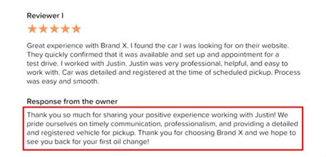 Review Responses Templates