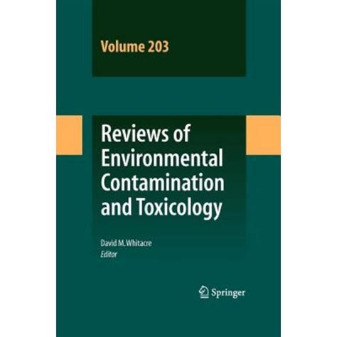 Reviews of Environmental Contamination and Toxicology, Vol 203 PDF