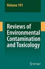 Reviews of Environmental Contamination and Toxicology, Vol. 191 1st Edition PDF