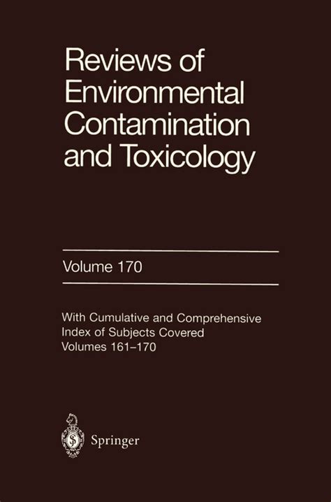 Reviews of Environmental Contamination and Toxicology 182 1 Ed. 04 Kindle Editon