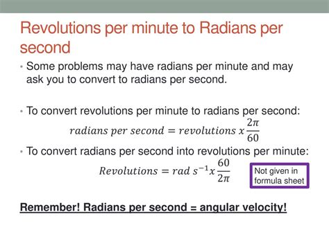 Revolutions per Second (rev/sec) to Radians per Second (rad/s) Conversion: The Ultimate Guide