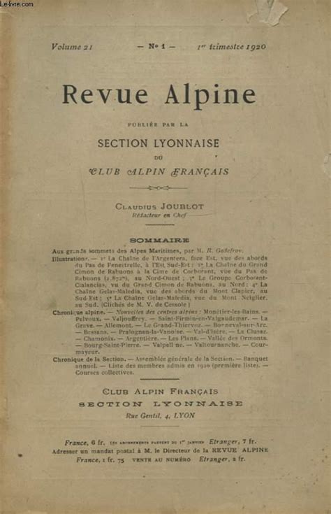 Revue Alpine - 1902  Ebook Reader