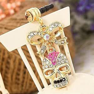 Rhinestone Earphone Stopper iPhone Samsung Reader