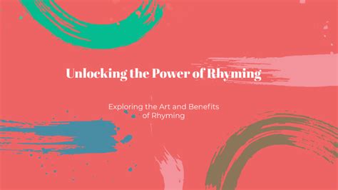 Rhymes Go: Unlocking the Power of Rhyme for Impactful Messaging