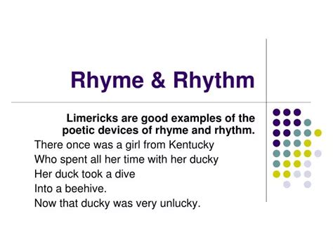 Rhymes and the Rhythm of Identity