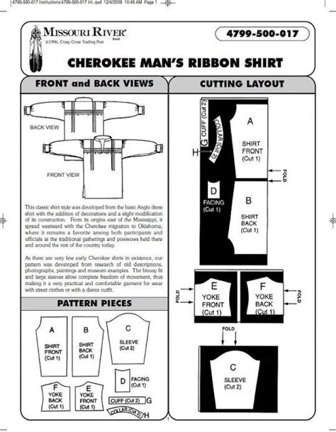 Ribbon Shirt Pattern: A Timeless Staple for Any Wardrobe