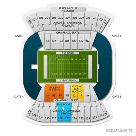 Rice University Stadium Seating Chart