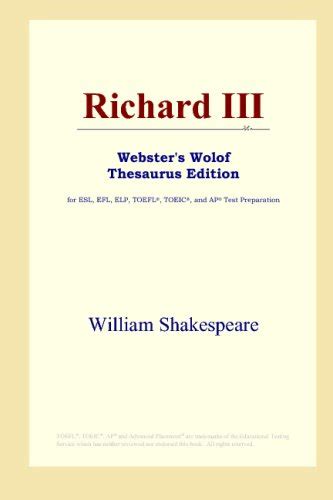 Richard III Webster s Wolof Thesaurus Edition Epub