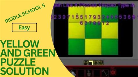 Riddle School 5 Tile Puzzle Yellow: Conquer the Maze and Unravel the Enigmatic Logic