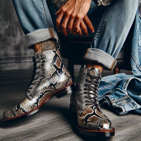 Ride with Style: A Comprehensive Guide to Snakeskin Boots for Cowboys