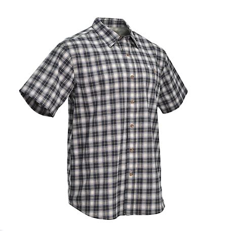 Ridgecut Men's Traditional Plaid Green Short Sleeve Shirt: Classic Style with a Twist of Comfort