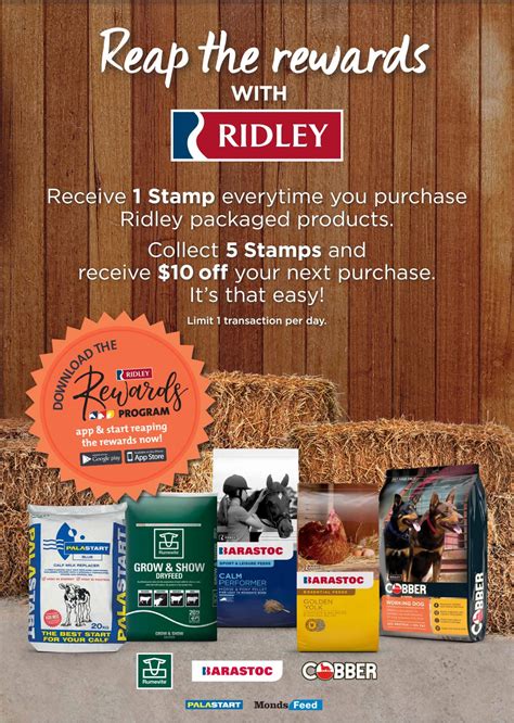 Ridleys Rewards Catalog