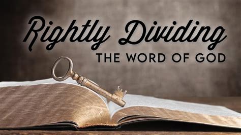 Rightly Dividing the Word Reader