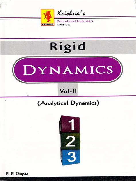 Rigid Dynamics - II (Analytical Dynamics) 12th Edition Doc