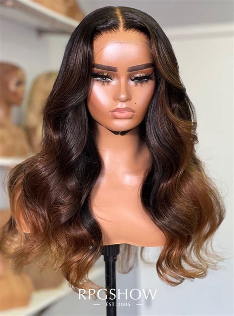 Rihanna Sultry and Alluring 22" Long Layered Wavy Lace Human Hair Wig