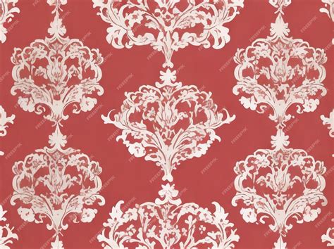 Rikki KnightTM Red Damask Design PDF