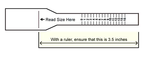 Ring Ruler Printable