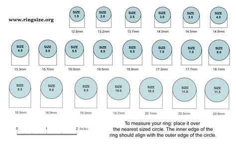 Ring Size Chart Images
