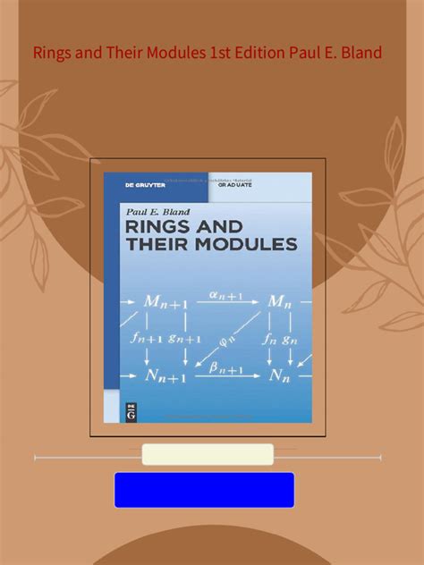 Rings, Modules, and the Total 1st Edition Doc