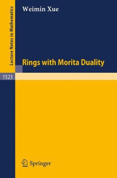 Rings with Morita Duality 1st Edition PDF