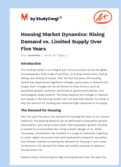 Rising Demand and Limited Supply: