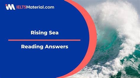 Rising Sea Levels Ielts Answers Doc