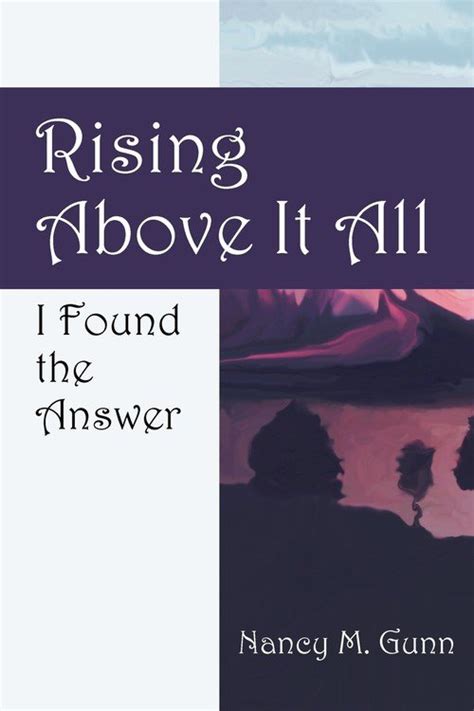 Rising above It All I Found the Answer Epub