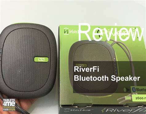 RiverFi Portable Bluetooth Speaker 2600mAh Reader