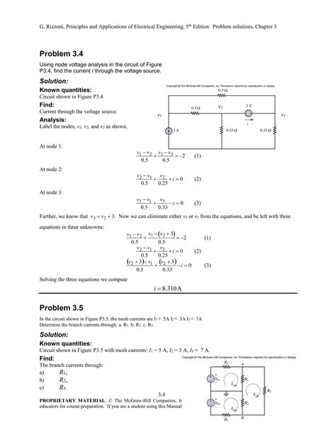 Rizzoni Electrical Engineering Chapter 4 Answer PDF