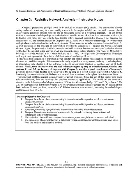 Rizzoni Solutions 5th Edition PDF