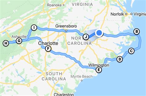 Road Trip from Asheville, NC to Wilmington, NC: An Epic 270-Mile Adventure