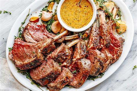 Roasted Rack of Lamb: