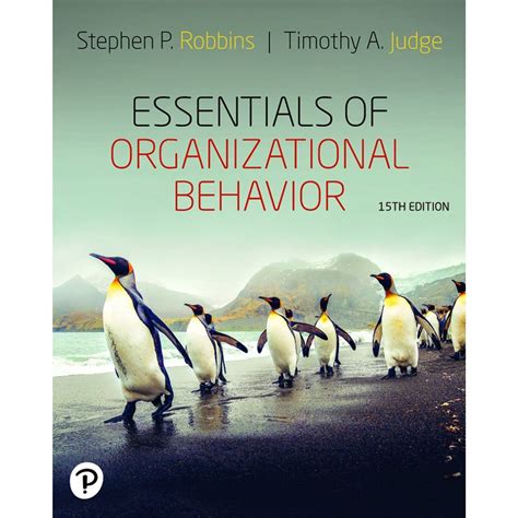 Robbins And Judge Organizational Behavior 15th Edition Pdf Ebook Reader