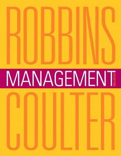 Robbins Coulter Management 12th Edition Solutions Manual Kindle Editon