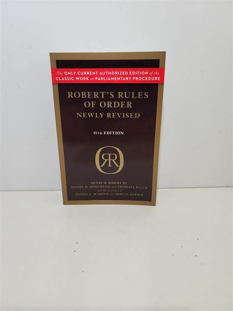 Robert's Rules of Order (Little Books of Wisdom) Doc