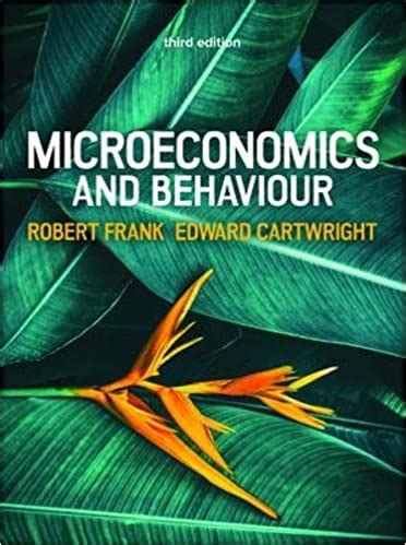 Robert Frank Microeconomics And Behavior Answer Key pdf Kindle Editon