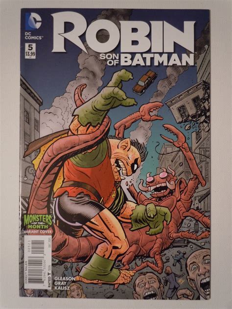 Robin Son of Batman 5 Monsters Cover Reader