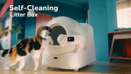 Robot litter box and voice assistant integration