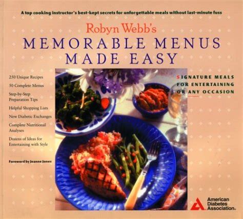 Robyn Webb s Memorable Menus Made Easy PDF