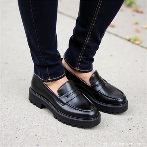 Rock the Runway: An Exhaustive Guide to Chunky Black Loafers